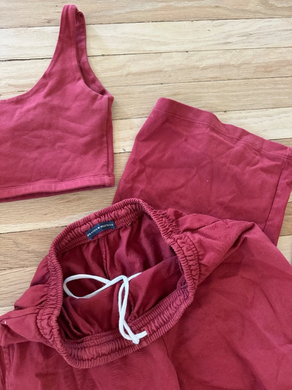 Brandy Melville red set - Picture 2 of 2